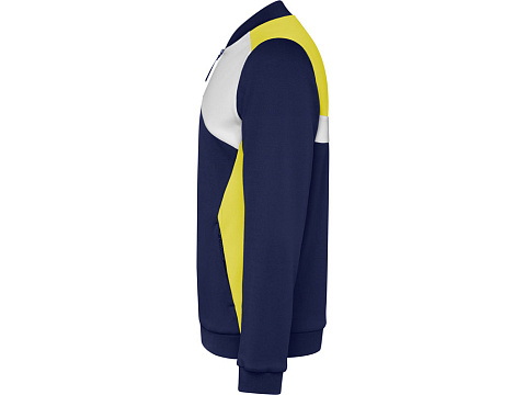 Спортивная куртка Leros унисекс, желтый/синий нэйви - рис 3.