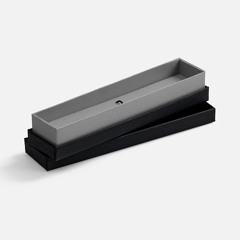 Футляр Nastro для 1 ручки, черный с серым - рис 2.