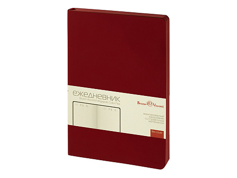 Ежедневник недатированный А5 Megapolis Color Flex New, бордовый