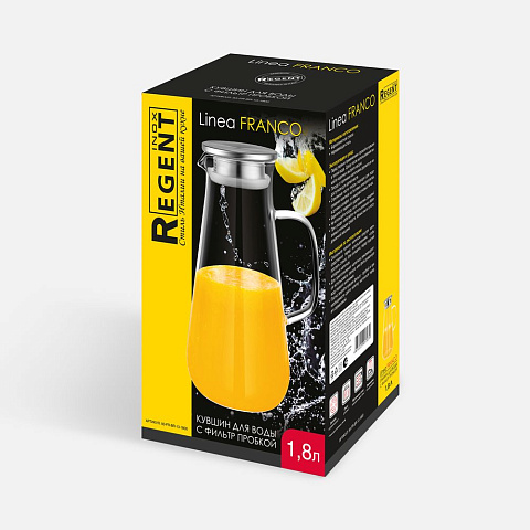 Кувшин с фильтр-пробкой Linea Franco - рис 5.