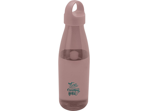 Bergen бутылка для воды объемом 800 мл из переработанной пластмассы, пыльно-розовый - рис 4.