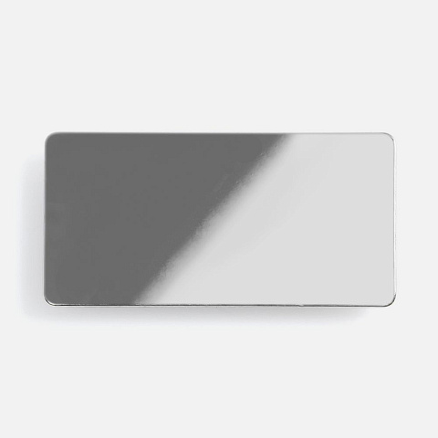 Значок Magnet Matto, серебристый глянцевый - рис 2.