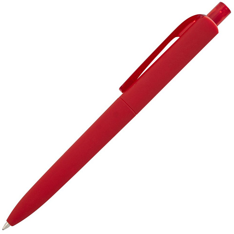 Ручка шариковая Prodir DS8 PRR-Т Soft Touch, красная - рис 4.