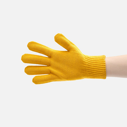 Перчатки Nobilis Mono, желтые (медовые) - рис 3.