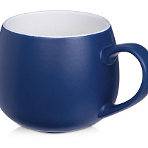 Кружка круглой формы Verlo, 410мл, нейви (P)
