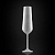 Набор бокалов для шампанского из белого стекла (2 шт) - миниатюра - рис 4.