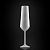Набор бокалов для шампанского из белого стекла (2 шт) - миниатюра - рис 4.