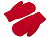 Варежки Dunant, красный - миниатюра