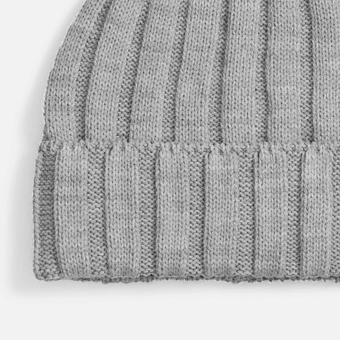 Шапка Metelitsa, серебристо-серый меланж - рис 3.