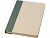 Liliana блокнот формата А5 в твердой обложке из пластика из сахарного тростника - Зеленый яркий - миниатюра