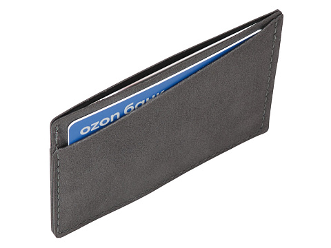 Футляр на 3 пластиковые карты Alicante, темно-серый - рис 4.