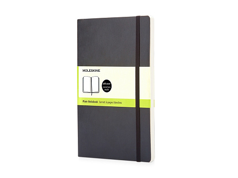 Записная книжка Moleskine Classic Soft (нелинованный), Pocket (9х14 см), черный