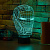 3D лампа Шлем железного человека - миниатюра - рис 5.