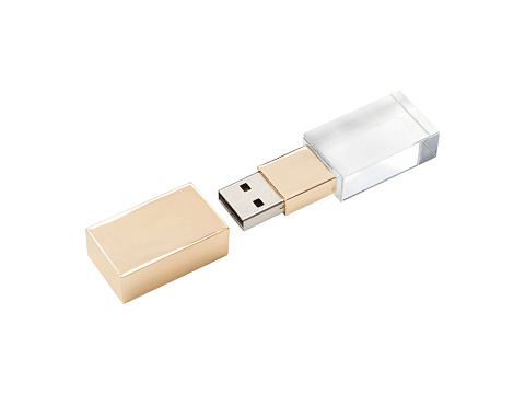 USB-флешка на 4 ГБ, золото - рис 3.