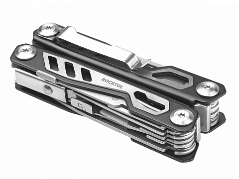 Мультитул Rocktol 16 в 1 с пружинными плоскогубцами, нержавеющая сталь, нейлоновый чехол - рис 4.