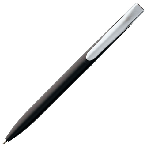 Ручка шариковая Pin Silver, черный металлик - рис 4.