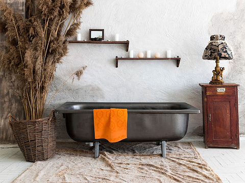 Полотенце Velin, большое, оранжевое - рис 4.