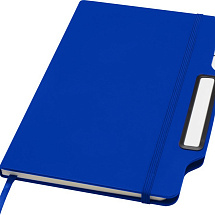 Nexus блокнот формата А5 в твердой обложке с ручкой и карандашом - Ярко-синий
