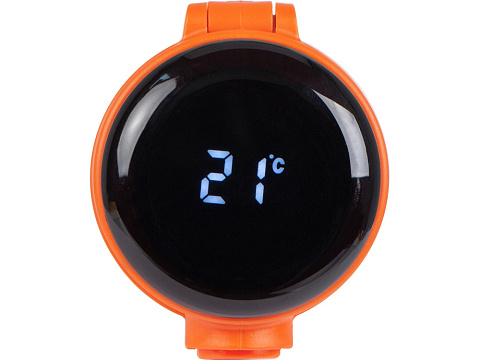 Вакуумная термокружка Waterline с медной изоляцией Bravo, 400 мл, тубус, оранжевый - рис 5.