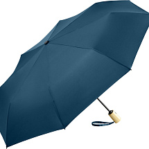 Зонт складной 5429 ÖkoBrella из бамбука, полуавтомат, navy