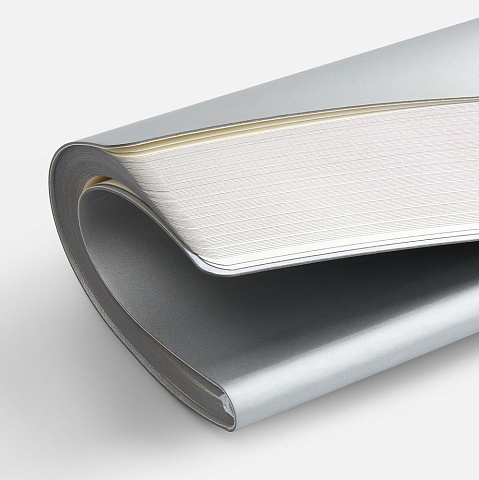 Блокнот Flex Shall ver.2, серебристый - рис 7.