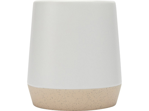 Dolce керамическая кружка объемом 300 мл с матовой отделкой, белый - рис 2.