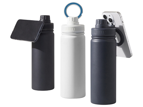 Вакуумная термобутылка с magsafe-держателем INSIDER, 600 мл, синий - рис 14.