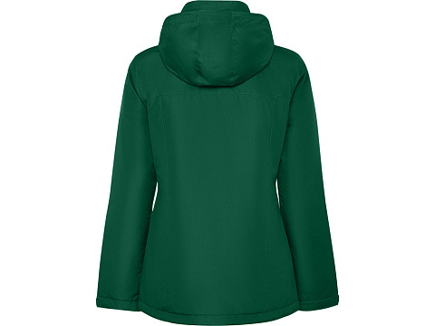 Парка утепленная America женская, бутылочный зеленый - рис 2.