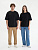 Футболка Oversize Premium 210, черная - миниатюра - рис 11.