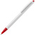 Ручка шариковая Tick, белая с красным - миниатюра - рис 2.