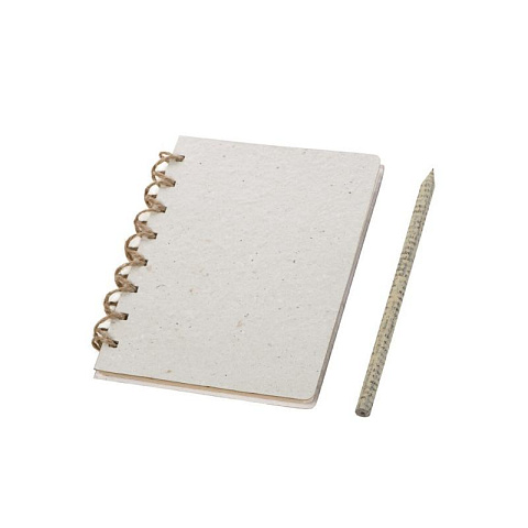 Блокнот А6 с бумажным карандашом и семенами цветов микс - рис 2.