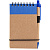 Блокнот на кольцах Eco Note с ручкой, синий - миниатюра