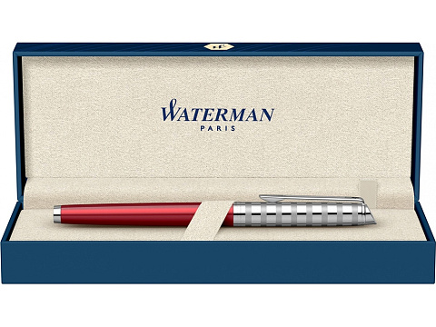 Перьевая ручка Waterman Hemisphere French riviera Deluxe RED CLUB в подарочной коробке - рис 2.