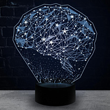 3D светильник Мозг (Нейронные сети)