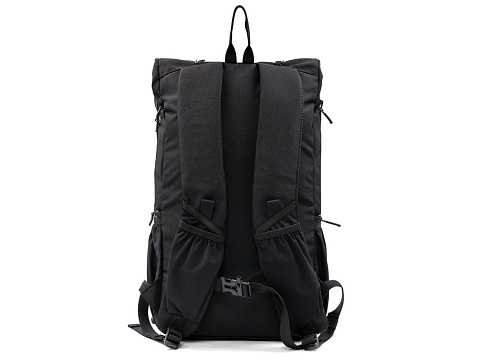 Легкий складывающийся рюкзак-мессенджер Venturer Eco, черный - рис 4.