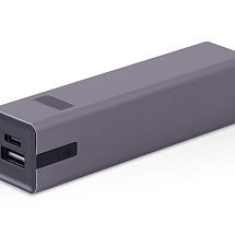 Внешний аккумулятор Rail, 5000 mAh, темно-серый