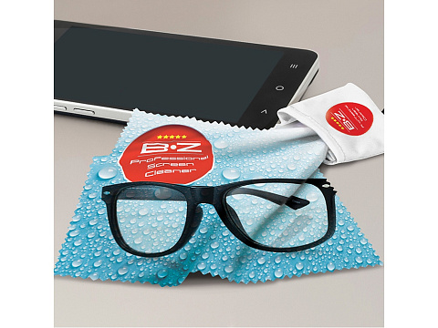 Очищающая салфетка в чехле с возможностью полноцветной печати - рис 4.