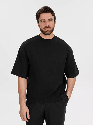 Футболка оверсайз Big Boss, черная - рис 5.