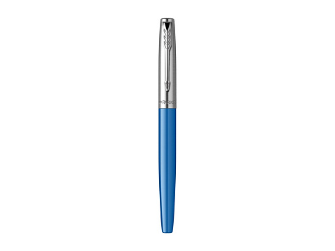 Ручка перьевая Parker Jotter Originals Blue Chrom CT, перо: F, цвет чернил: blue, в подарочной упаковке - рис 3.