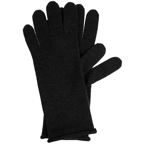 Перчатки Alpine, удлиненные, черные - рис 3.