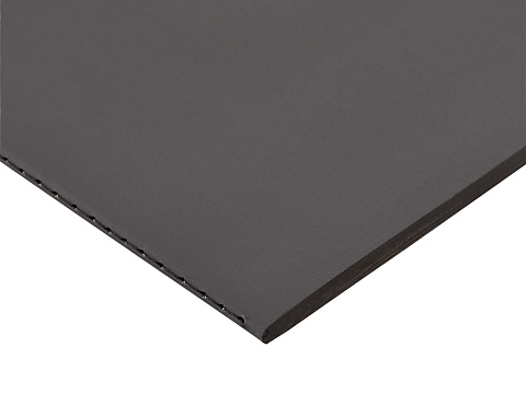 Бизнес-тетрадь А5 Pragmatic Contrast, 40 листов в клетку, серый с черным срезом - рис 2.