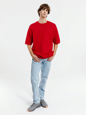 Джемпер с коротким рукавом Siluetti Volumica, красный - рис 5.