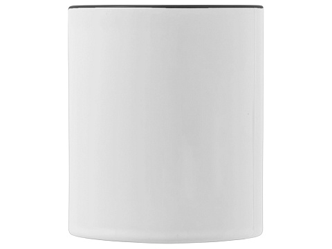 Керамическая кружка со стеклянной ручкой для сублимации Charm, черный - рис 4.