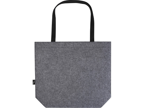 Эко-сумка фетровая Felta с широким дном , серый - рис 3.