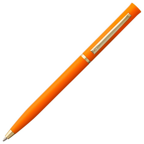 Ручка шариковая Euro Gold, оранжевая - рис 4.