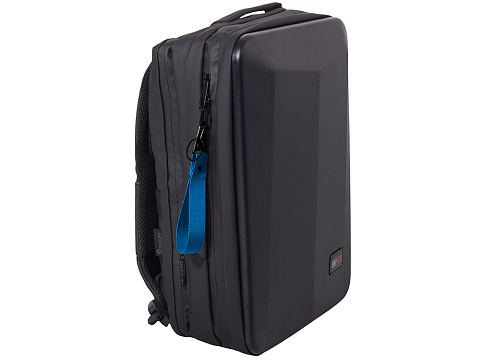 Ремувка Force с усиленным карабином, 2,5 см, синий/черный - рис 3.