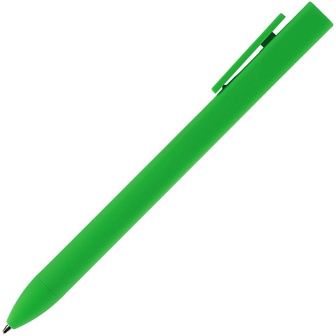 Ручка шариковая Swiper SQ Soft Touch, зеленая - рис 4.