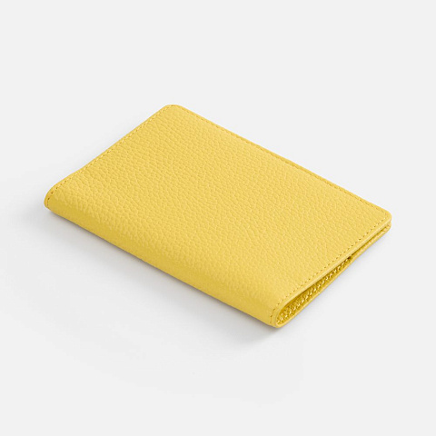 Обложка для паспорта Unison, желтая - рис 3.