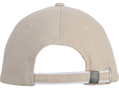 Бейсболка Cancun, песочный/белый - рис 4.