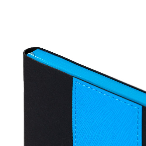 Ежедневник Bookmark, недатированный, черный с голубым - рис 7.